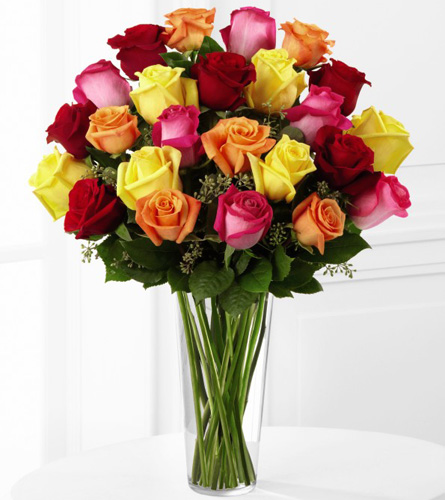 Premium Bright Spark Rose Bouquet 