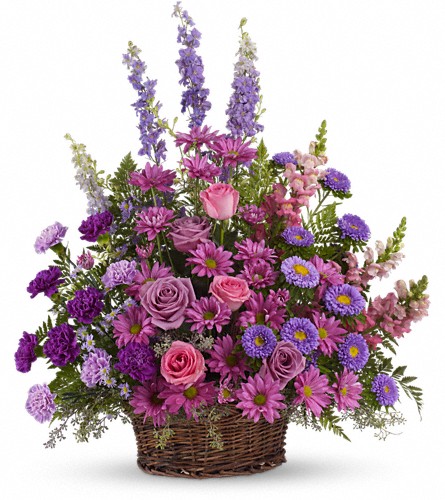 Gracious Lavender Basket